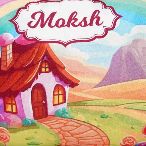 Personalized Rainbow Printed Kids Pillow